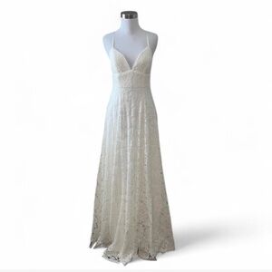 Lulus Wedding Dress Size XS Cream